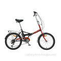 Red and Black 20" Folding Bike for Sale